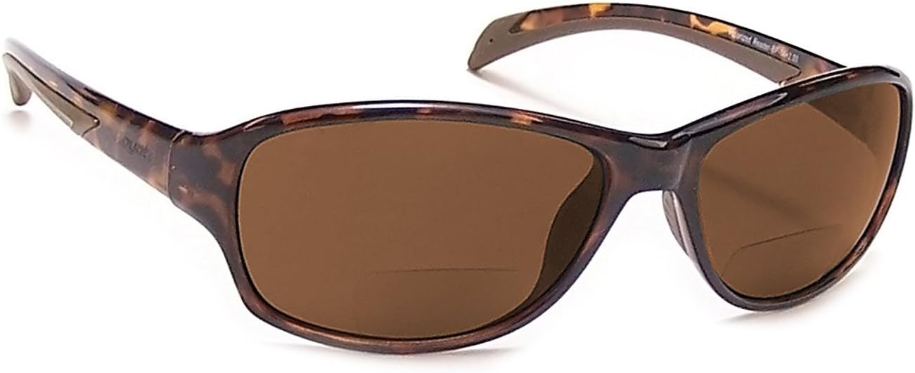 Coyote EyewearBP-14 Polarized BiFocal Reading Sunglasses Men Women Oval Sport Wraparound Bi-Focal Sun Glasses Reader Trendy