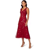 red flowy beach dress Backless Red Chiffon Slit Maxi Dress Red / US 2 main image 1