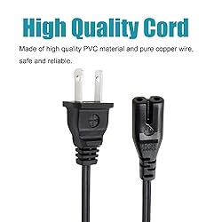 8ft Power Cord Replacement for Sony HT-S40R S100F