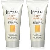 Jergens Ultra Healing Dry Skin Moisturizer, Travel Size Body and Hand Lotion, for Extra Dry Skin, Use After Washing Hands, HY