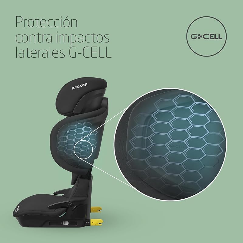 Tanza i-Size, Silla Coche ISOFIX, 100–150 cm, Full Black
