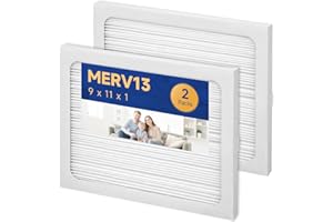 Aliveair 9 x 11 x 1 Dehumidifier Filter MERV 13 Compatible with Santa Fe Compact2, Compact70, Ultra70 Dehumidifier, UA 65H, # 4029748 Dehumidifiers Replacement Parts (2-Pack)