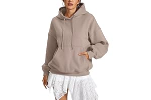 EasyGala Women Fleece Hoodies with Pocket Oversized Hooded Sweatshirts Trendy Pullover Long Sleeve Top Fall Outfits 2026