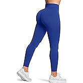 Unthewe High Waisted Butt Lifting Workout Gym Leggings for Women - No Front Seam Tummy Control Yoga Pants