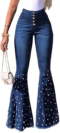 polka dot jeans womens