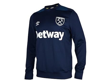 Umbro West Ham United Sweatshirt dunkelblau WUFC Pullover Hammers Fanartikel