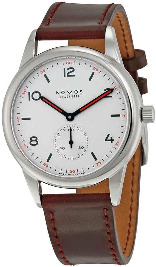 Nomos Club AutomatWhite Dial Stainless Steel Mens Watch 753