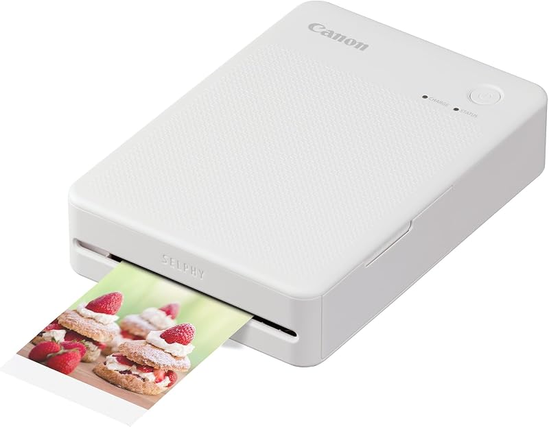 Canon SELPHY QX20 Portable Printer Wi-Fi Dye Sublimation USB-C White