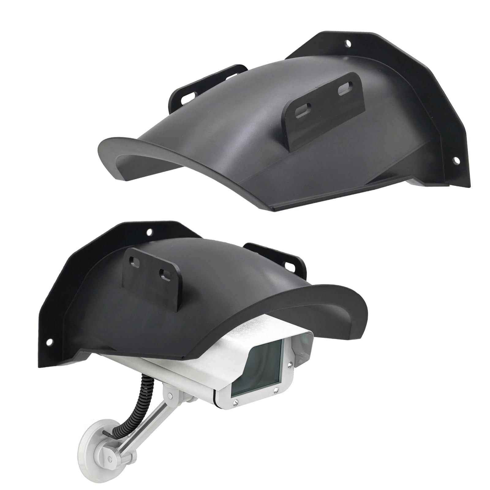 DBOO Rain Cover Shield Waterproof Protective Housing Sun Shade CCTV Security Camera Cover Rain Shield Sun Glare Shade with Screws Replacement for Arlo, Blink, Ring, Most Bullet and Dome Cameras