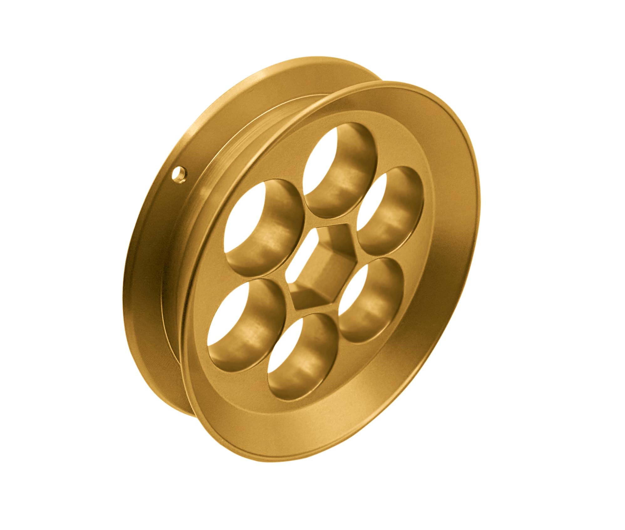 Yoyito Aluminum Fishing Hand Line Reel Pocket/Travel (Gold Reel)