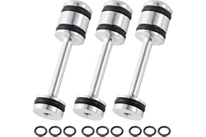 ALVKTORA LS Barbell,5.3 Ls Barbell Plug, LS Oil Diverter Barbell, Aluminum ls Barbell Oil Diverter, Ls Oil Dumbbell Plug for GM Gen III & IV （3 pcs）