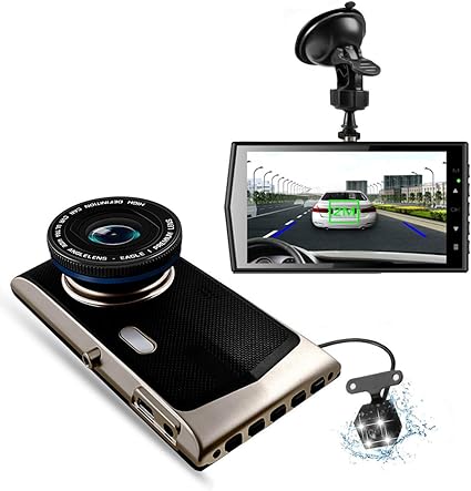 Amazon Co Jp ドライブレコーダー 前後カメラ 21年最新版 4インチ 1296p高画質 Adas運転支援システム搭載 Hdr Wdr技術 Sonyセンサー 前170 後140 超広角レンズ 防犯カメラ 超鮮明夜間撮影 車載カメラ ノイズ対策済 24時間駐車監視 ループ録画 衝撃録画 G