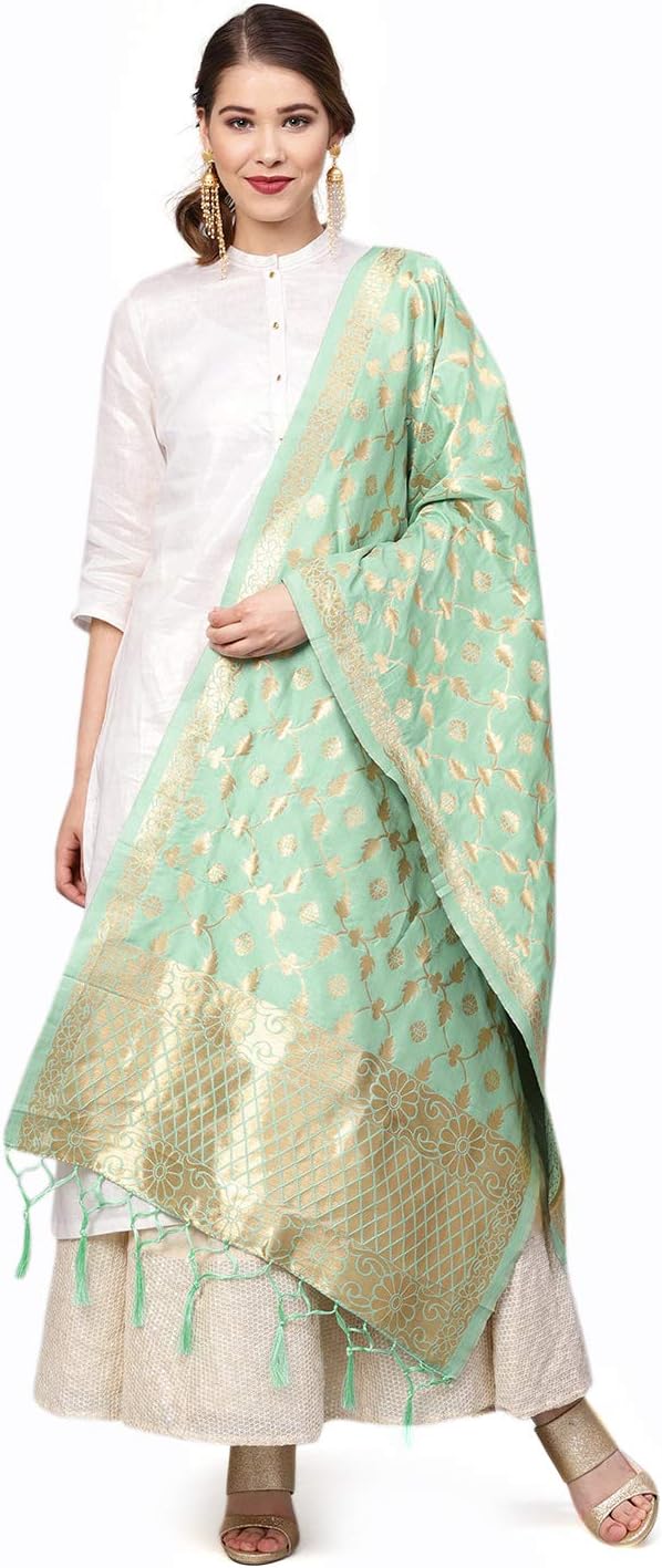 Sutram Women's Banarasi Silk Dupatta