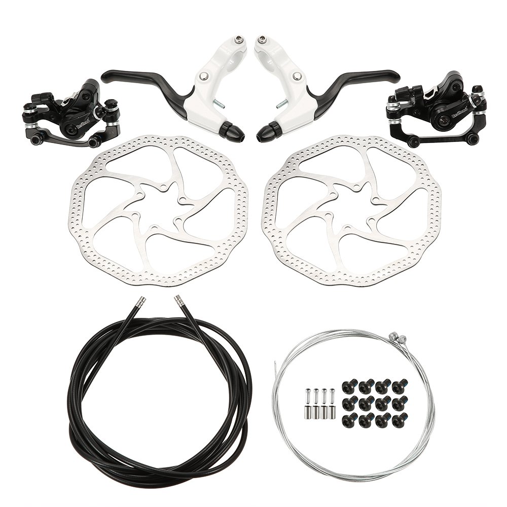 Lixada Functionality and Durability Mountain Bike Shift kit：Includes Left and Right Brake disc Sets, Hand Brake Gears, Shifter levers, and Inner Wire Sets for Professional Mountain Bike Riders.