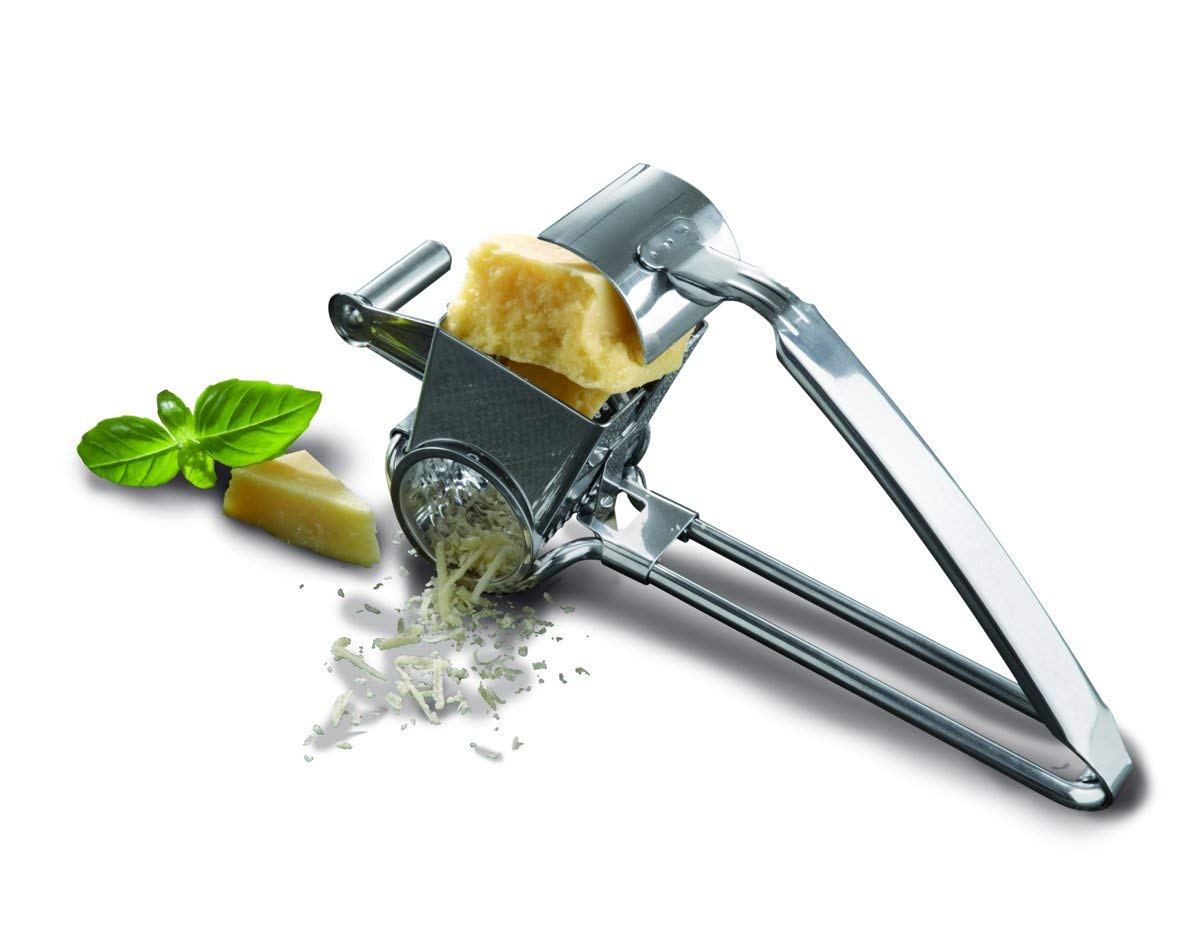 BOSKA Rotary Cheese Grater Romano/Handheld Grater/Suitable for Hard Cheese/Suitable for Parmesan/with Handle