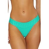 ISABELLA ROSE Women's Capri Isle Maui Bikini Bottom, Cheeky Coverage, Swimwear Separates