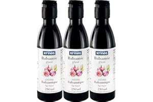 VALUBNDL: BALSAMIC GLAZE DRIZZLE - Balsamic Vinegar - Versatile Condiment Seasoning Sauce - Custom VALUBNDL Branded (3 PACK, 