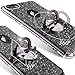 OCYCLONE Cute iPhone 6s Case, Cute iPhone 6 Case, Glitter Luxury Bling Diamond Rhinestone Bumper with Ring Grip Kickstand Protective Thin Girly iPhone 6s Case/iPhone 6 Case for Women Girl - Black
