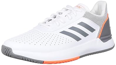 adidas mens white tennis shoes
