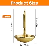 Yibaijia Antique Upholstery Tack Nails Gold 11x17 mm 320 pcs view 2