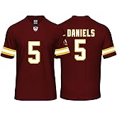 Custom Mens/Youth Football Stitched T-Shirt for Sports Fan Burgundy No Brand/Logos