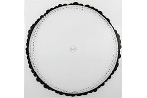 DzIxY Round Lace Plastic Embossing Folders for Cards Making Supplies DIY Paper 3D Scrapbook Stencils Album Crafts Decoration Template