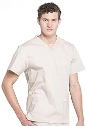 Cherokee Men's V-Neck Top Traditional fit with 4