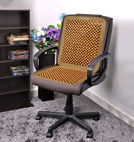 Zone Tech 2x Black Wooden Beaded Ultra Comfort Car Massaging Chair Seat Cushion - Foto 11