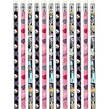 Freaky Fab Monster High Birthday Party Pencils with Eraser Favour (12 Pack), Multi Color, 7 3/8".