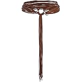 Ayliss Viking Troll Cross Adjustable Wrap Belt Medieval Pagan Rope Belt for Norse Witch Shaman Costume Halloween Renaissance