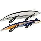 Neorexon 2/3/4/6 Board Horizontal Surfboard Rack, Adjustable Surfboard Wall Mount Display, Surfboard Wall Rack Board Storage Mount System at Home and Garage