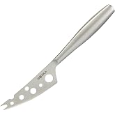 BOSKA Stainless Steel Cheese Knife - Copenhagen Nr.2 for All Types of Cheese - Multi-Functional Cheese Slicer - Handheld Slicer - Silver Non-Stick - Dishwasher Safe - for Kitchen Cooking