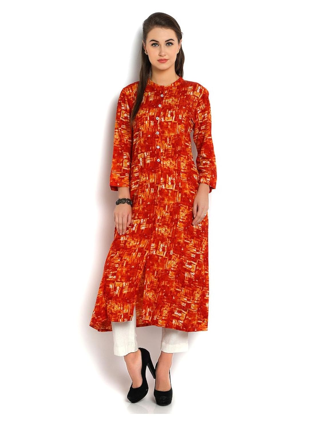indibelle women's rayon a-line kurta (ibk9999200o_l-$p)
