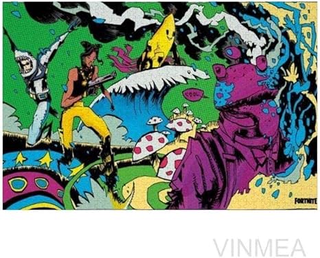 Amazon Co Jp Dfgad 大人のためのパズルティーンキッズ1000ピースフォートナイトジムマフフードクールラージジグソーパズルファミリーパーティーゲーム ホーム キッチン