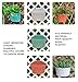 Mr. Garden Resin Plastic Wall Hanging planter Vertical Garden Plant Pot, 12×6.9×8.6Inch, Brick Red, 3Packthumb 3