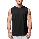 Zengjo Mens Tank Tops Workout Quick Dry Sleeveless Shirts for Gym Running Athletic Loose Muscle Tanks