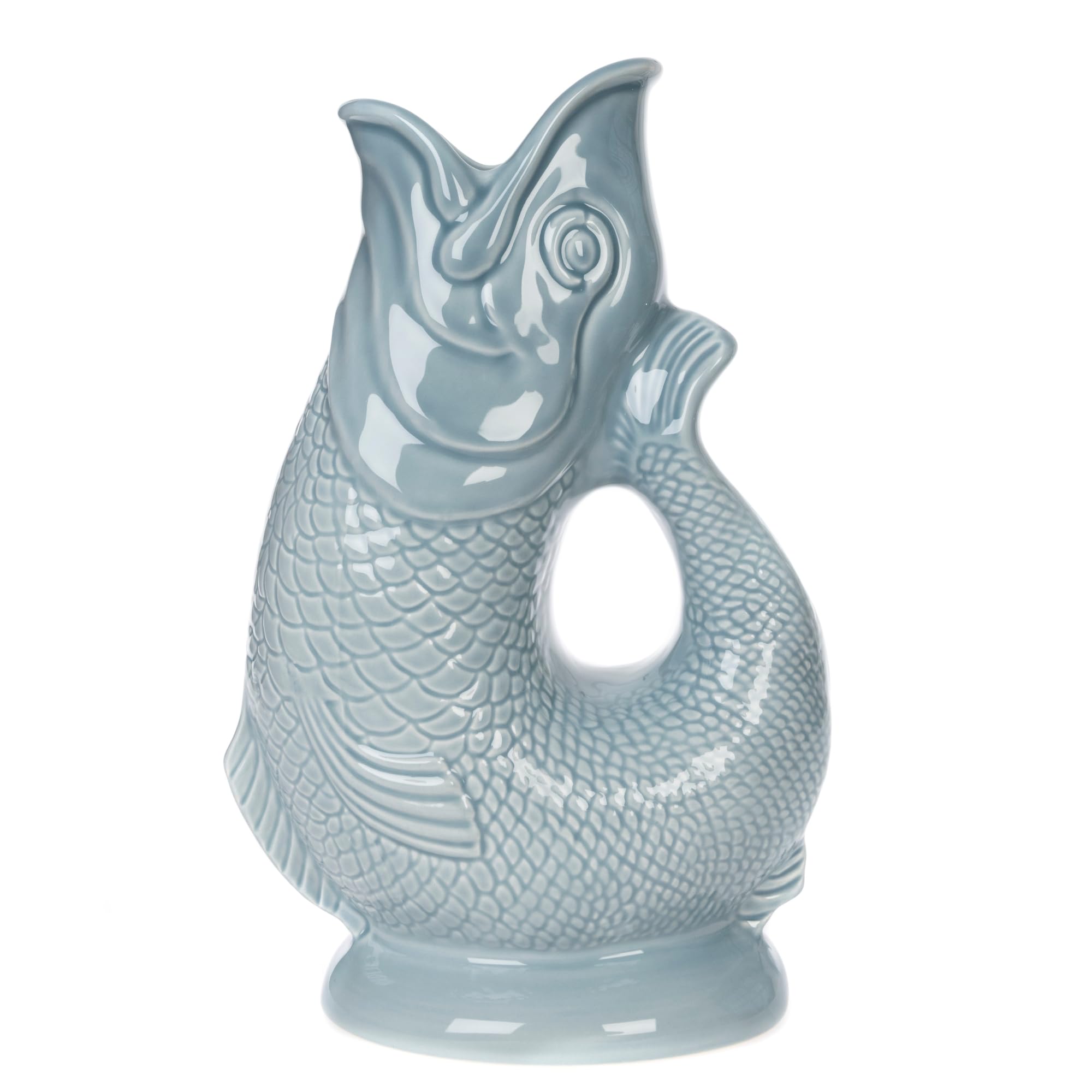 Gurgly Iconic Cloud Glug Jug Large 28cm 1.4L – Fish Water Jug, Decorative Fish Vase, Ornament, Carafe