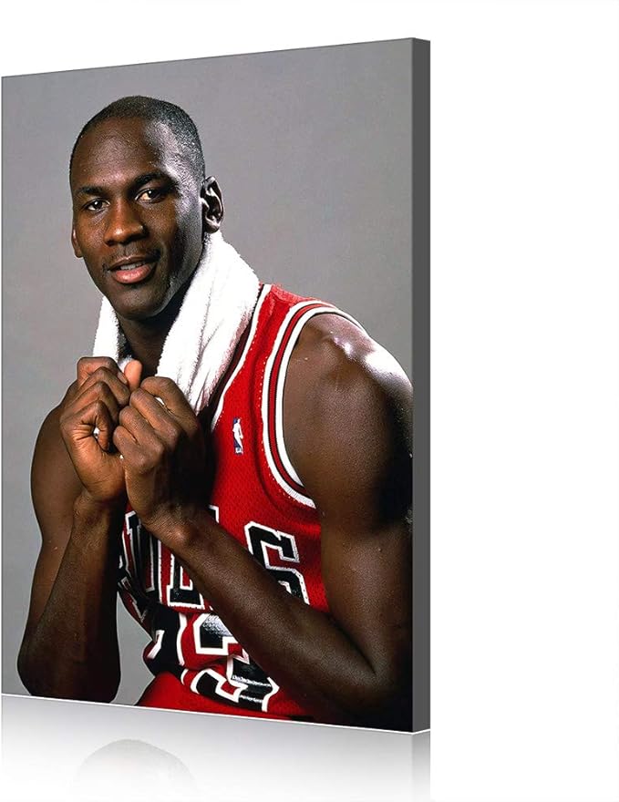 Michael Jordan Canvas Prints NBA Poster Basketball Artwork