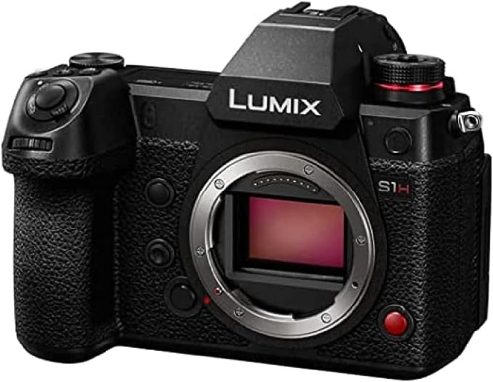 Panasonic LUMIX S1HE Full Frame Mirrorless Camera, 6K Video Recording With Flip Screen (Full-Frame Capture, 4:2:2 10-bit Internal Recording, Camera Body Only, Black)