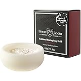 Edwin Jagger 99.9% Natural Traditional Shaving Soap Refill, Sandalwood - 2.3 oz