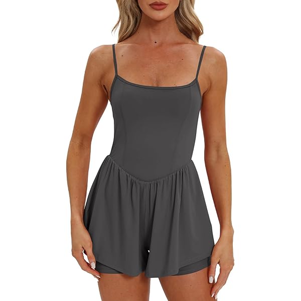Amazon.com: Beaully Women's Summer One Piece Sleeveless