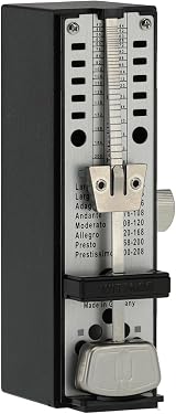 Wittner Metronome Taktell Super-Mini 880 Black Plastic Winding Germany view 5