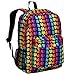 Backpack by Wildkin 16-Inch Moisture Resistant with Adjustable, Padded Straps, Ages 6-15 years - Rainbow Hearts