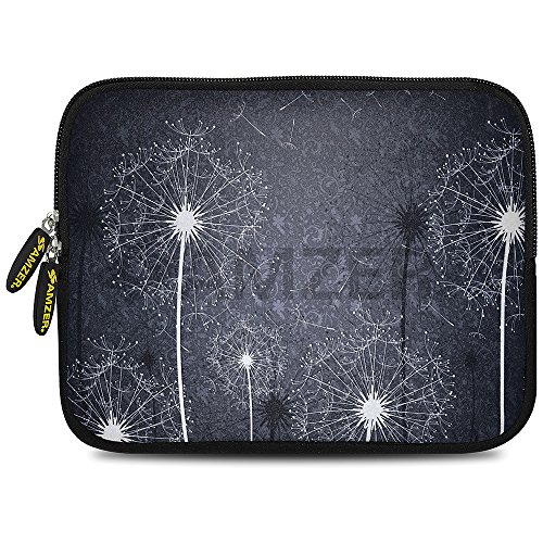 Amzer 7.0-7.75 Inches Designer Neoprene Sleeve Case for iPad/Tablet/e-Reader and Notebooks, Dandelions Bloom (AMZ5231077)