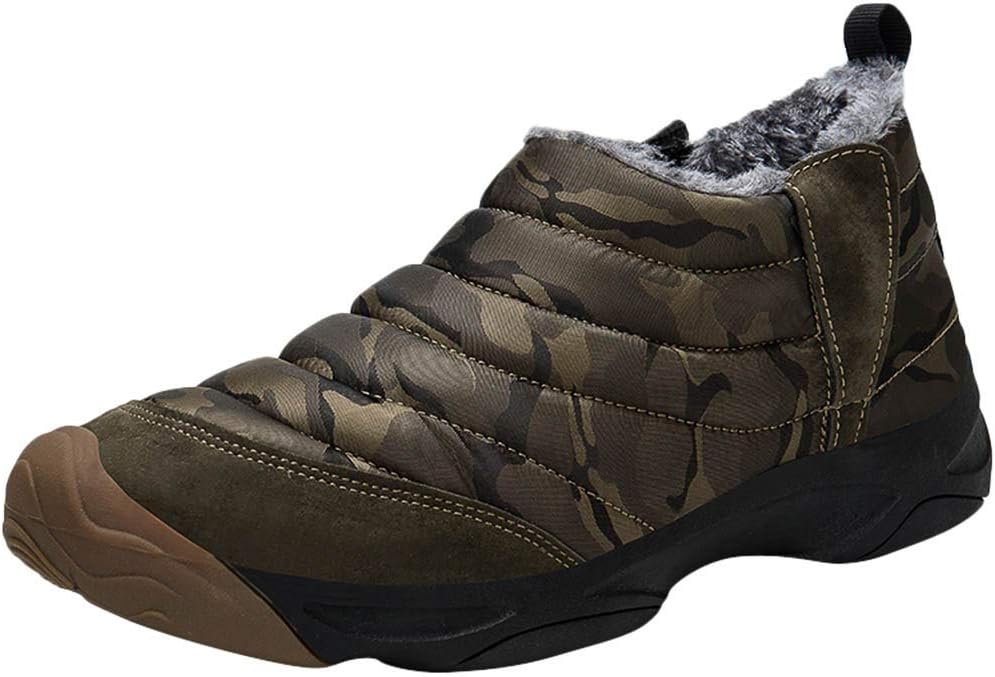 LUKALUKADA Snow Cotton Boots Men Plus Velvet Warm Outdoor Sports Shoes Waterproof Shoes Comfortable Thicken Sneakers