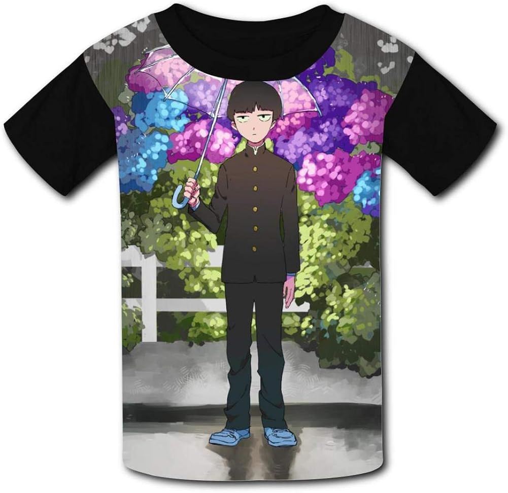 Amazon Com Mo B Psyc Ho 100 Anime Kage Yama Unisex Kids T Shirts 3d Printed Fashion Youth T Shirt Tees For Boys Girls Clothing