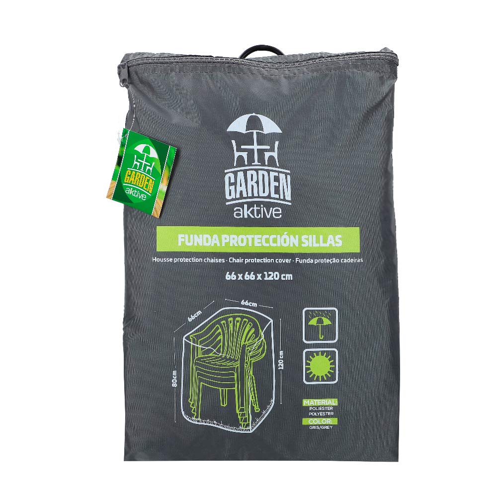 Aktive 61504 Protective Cover for Garden Chairs 66 x 66 x 120 x 80 cm — image 1