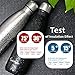 Flask Water Bottles: Sportneer 17oz Insulated Stainless Steel Water Bottle Reusable Double Walled Metal Bottle Cola Shape Thermos Leak-Proof 24 Hours Cold 12 Hours Hot for Travel Hiking, 500ml Silver