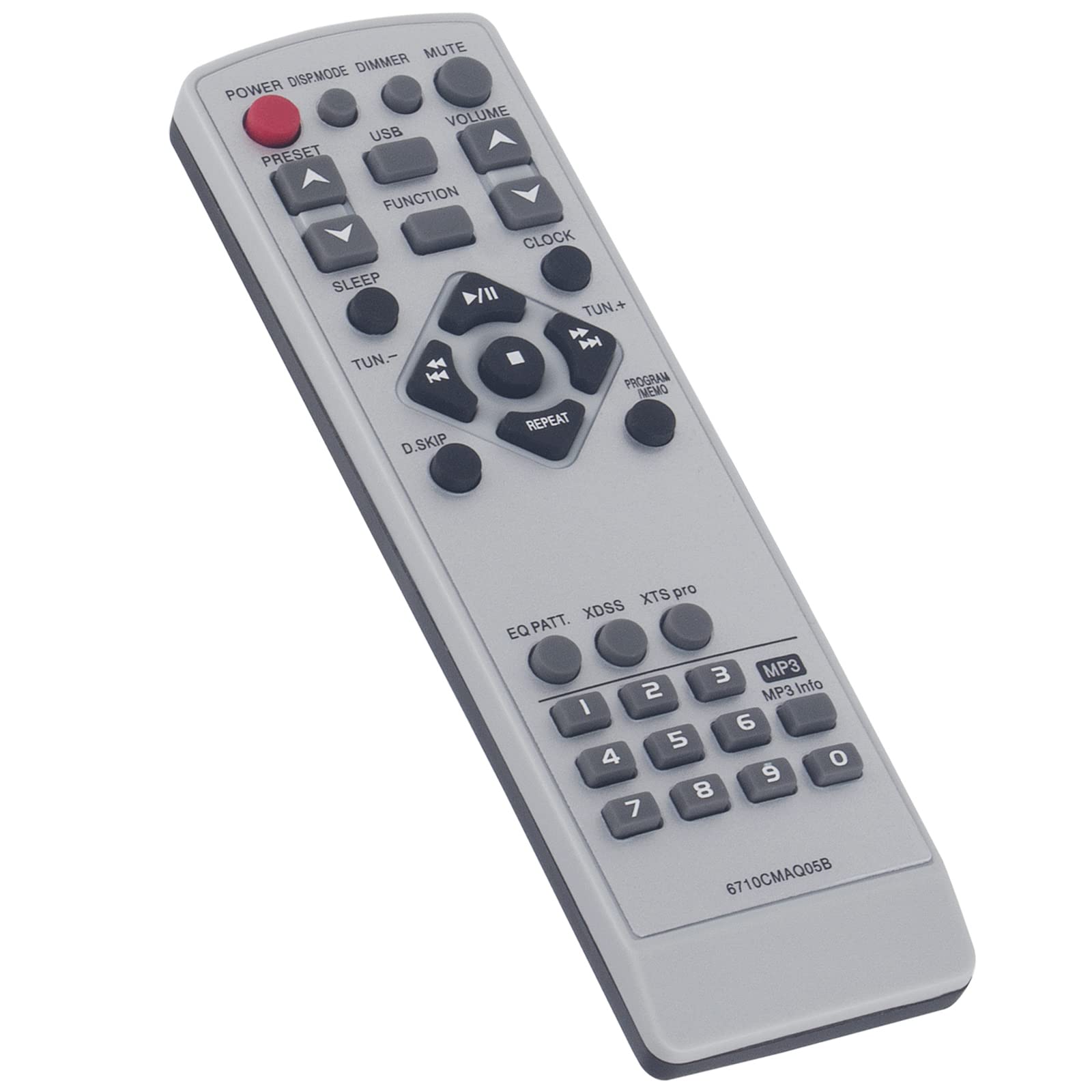 6710CMAQ05B Replacement Remote Control Fit for LG Micro Hi-Fi System