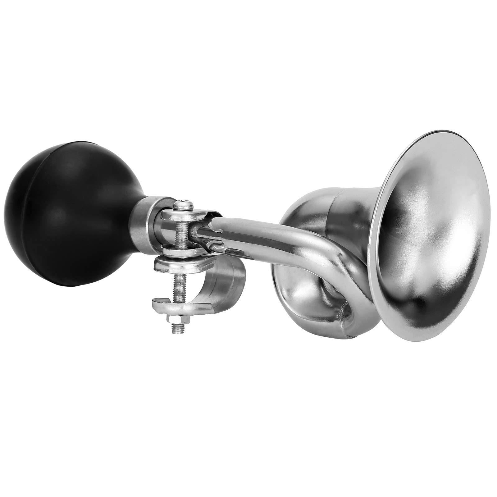 10L0L Retro Chrome Bugle Horn, Snail Air Horn for Yamaha Club Car EZGO Golf Cart, Boat, Bicycle, Motorcycles, RV, Truck